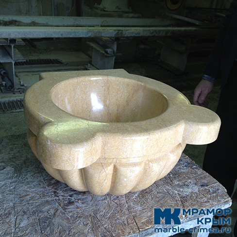 Мраморная курна в хамам Хамам из мрамора