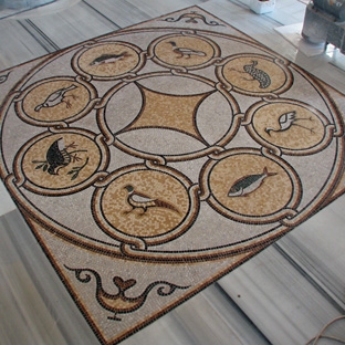 Полы из мраморной мозаики в византийском стиле